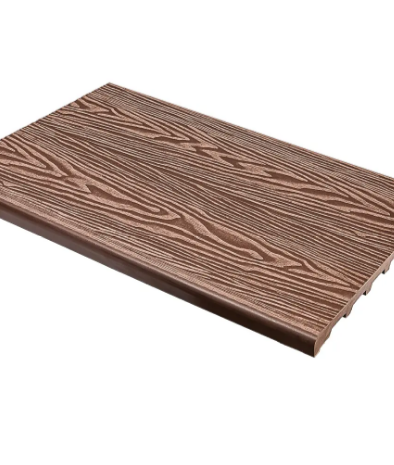 Ступень полнотелая 3D Step из дпк Махагон